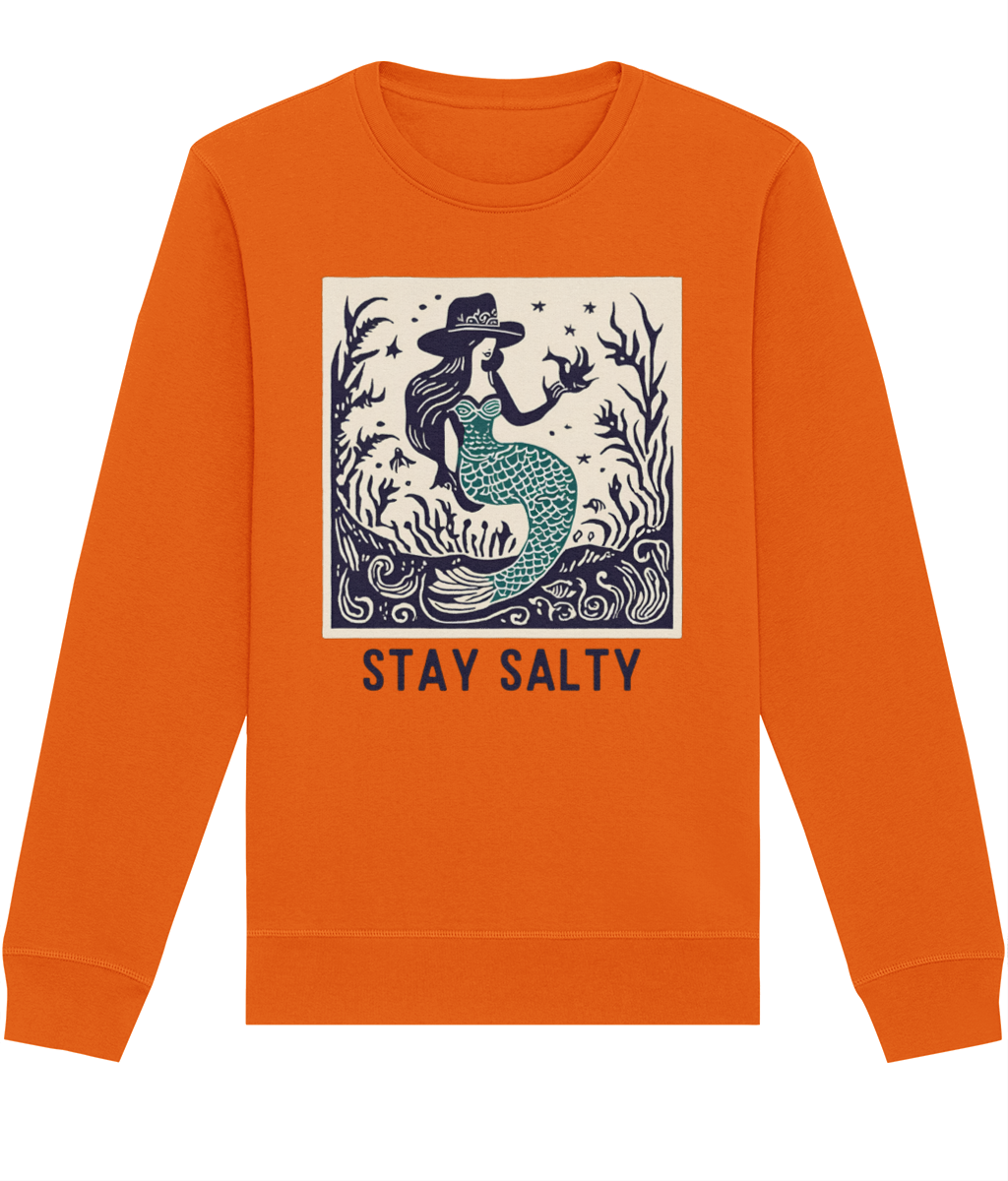 Stay Salty Unisex Sweatshirt - Cowgirl Mermaid