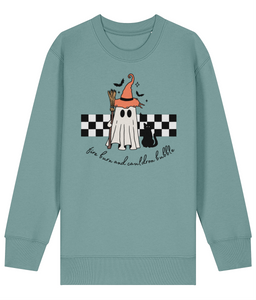 Fire Burn & cauldron bubble Unisex Kids seasonal Sweatshirt