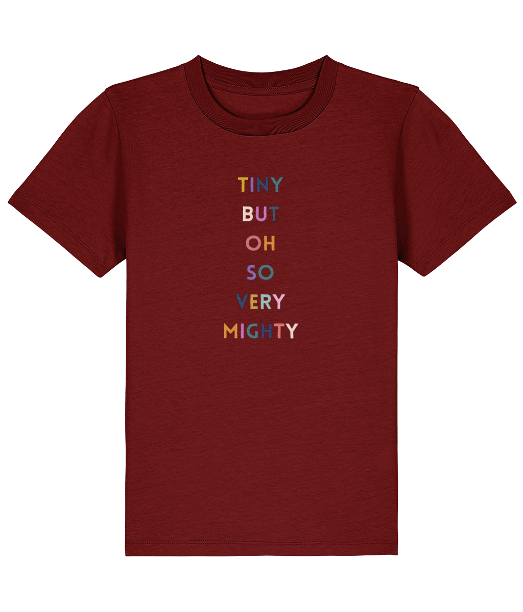 Tiny but mighty kids T-Shirt- various colours