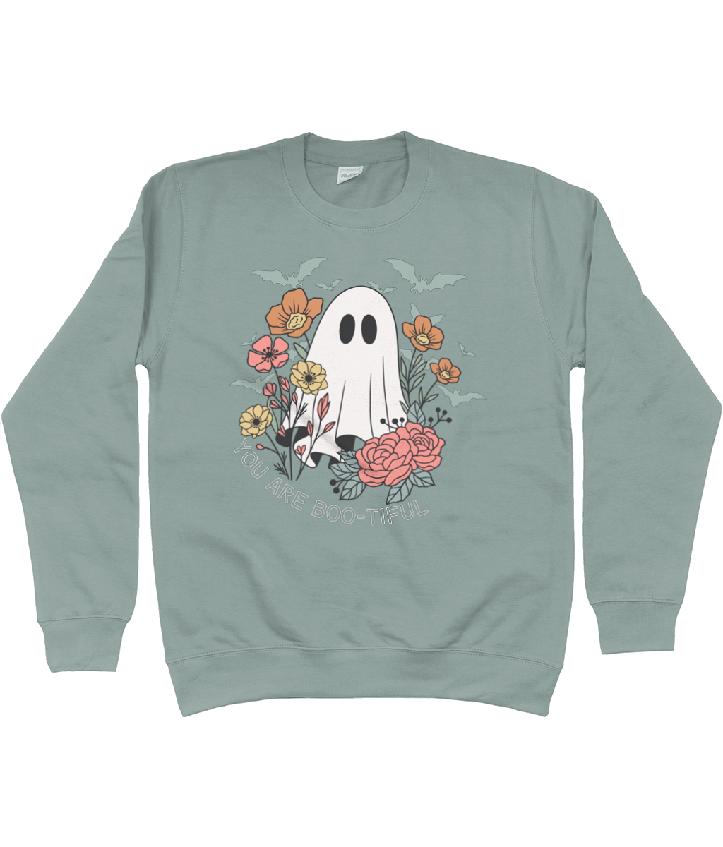 You are Boo-tiful Unisex Kids sweatshirt - white text