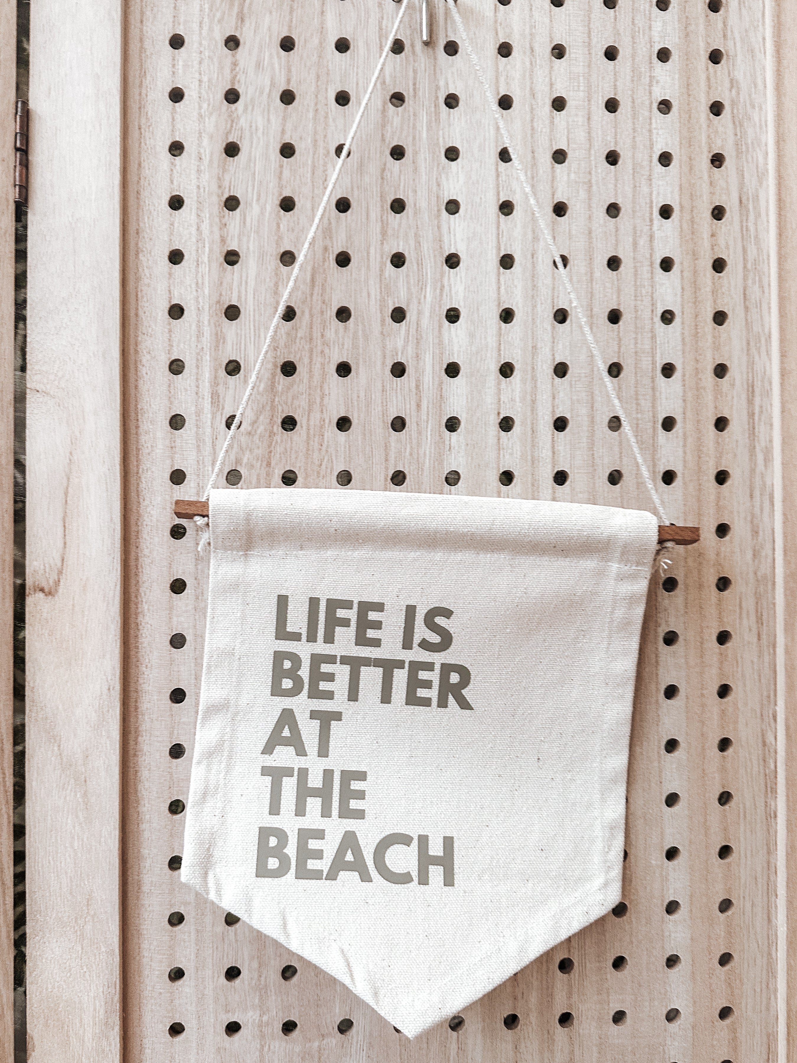 Life is better at.. personalised banner flags -