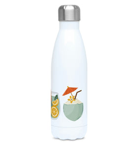 Summer Vibes - cocktails - Adventure Division stainless steel 500ml water bottle