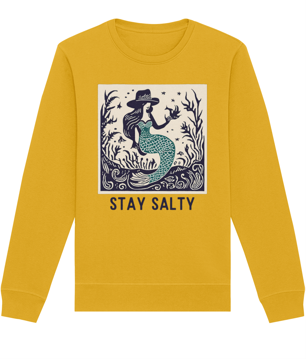 Stay Salty Unisex Sweatshirt - Cowgirl Mermaid