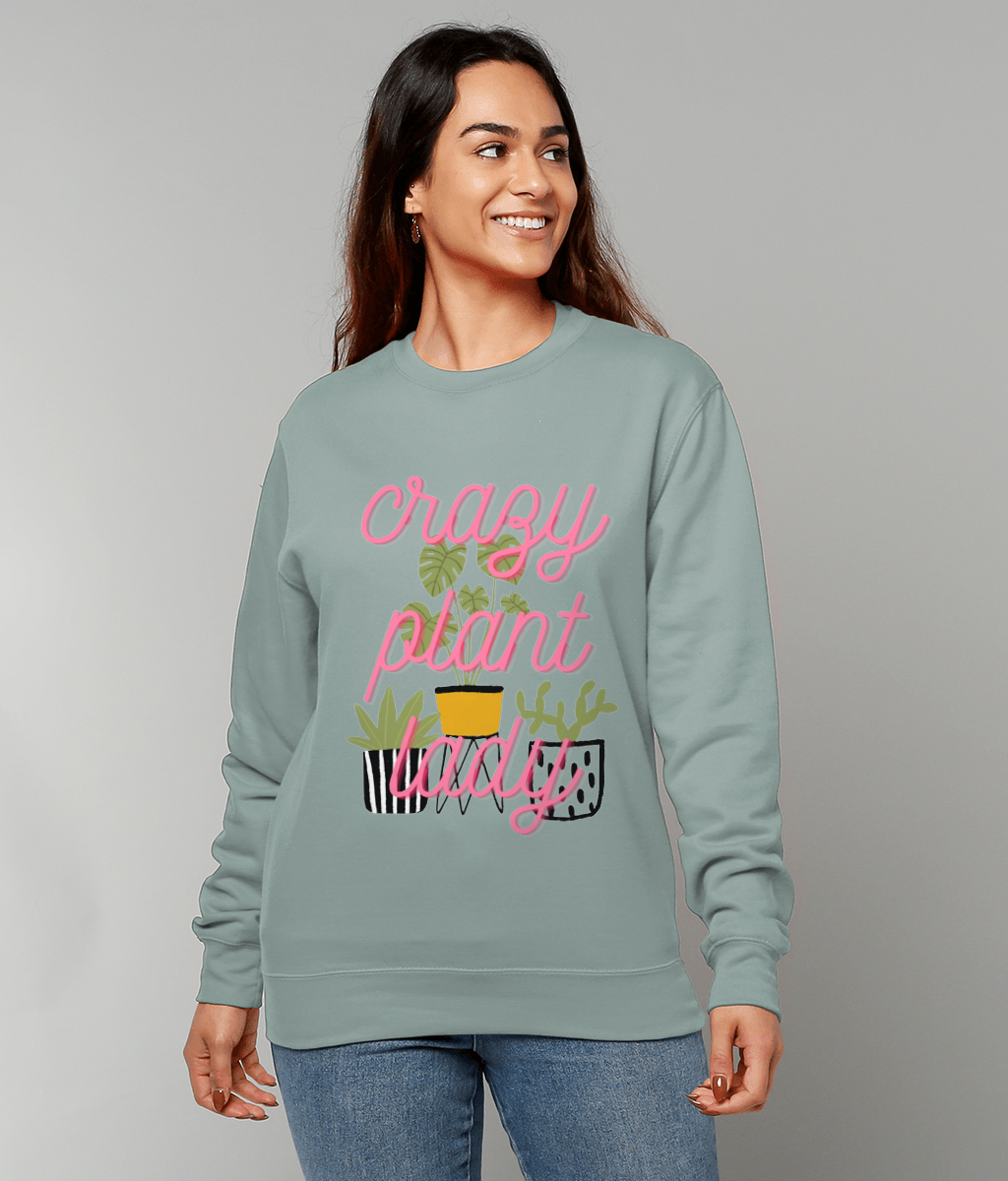 Crazy plant lady adults Sweatshirt-Various colours and sizes