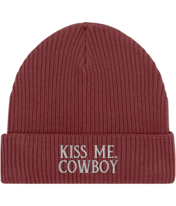 Embroidered  Fisherman Beanie | Kiss Me Cowboy