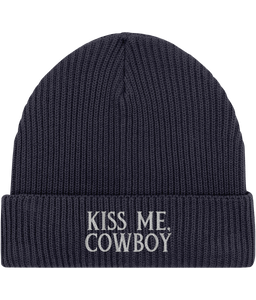 Embroidered  Fisherman Beanie | Kiss Me Cowboy