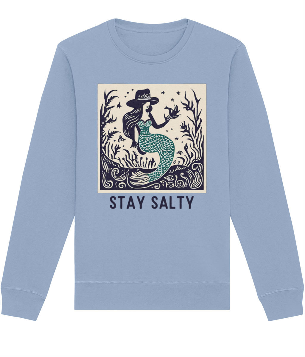 Stay Salty Unisex Sweatshirt - Cowgirl Mermaid