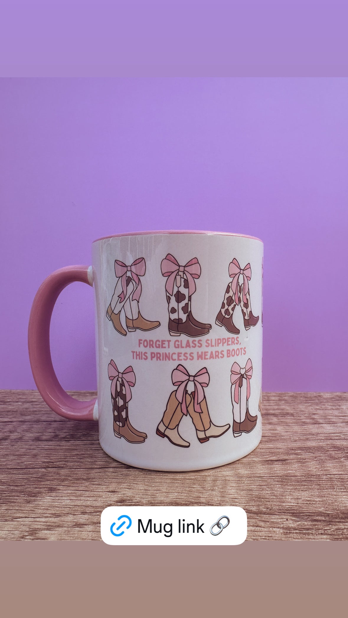 This princess wears boots 11oz ceramic mug