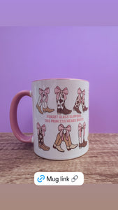 This princess wears boots 11oz ceramic mug