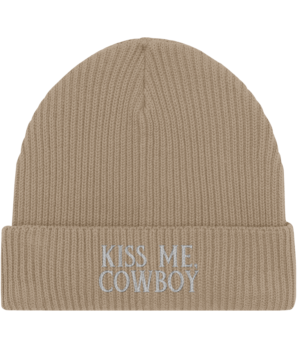 Embroidered  Fisherman Beanie | Kiss Me Cowboy