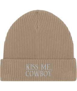 Embroidered  Fisherman Beanie | Kiss Me Cowboy