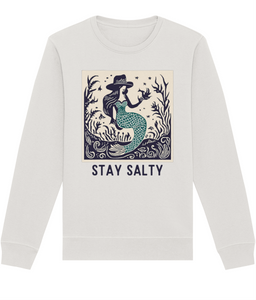 Stay Salty Unisex Sweatshirt - Cowgirl Mermaid