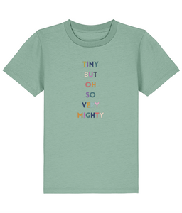 Tiny but mighty kids T-Shirt- various colours