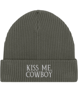 Embroidered  Fisherman Beanie | Kiss Me Cowboy