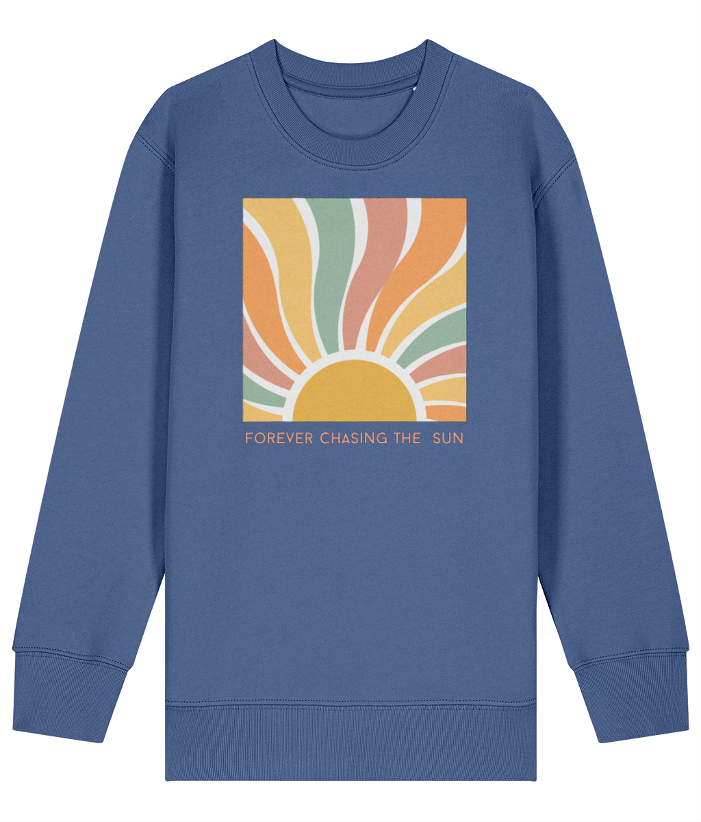 Kids unisex Sweatshirt Forever chasing the sun