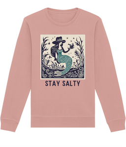 Stay Salty Unisex Sweatshirt - Cowgirl Mermaid