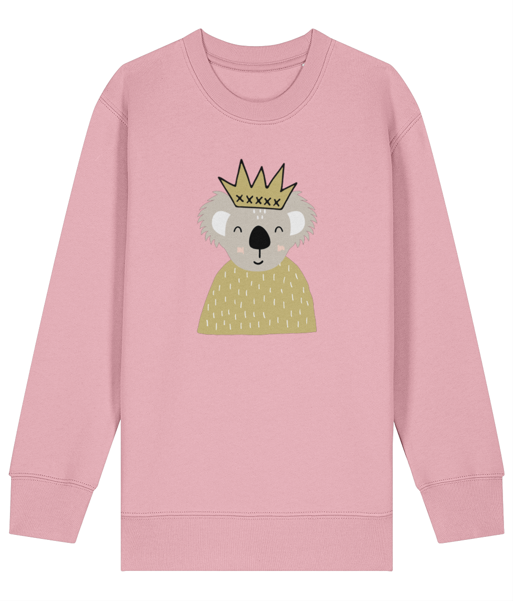 Koala Yellow crown kids sweatshirt - Dottie Koala