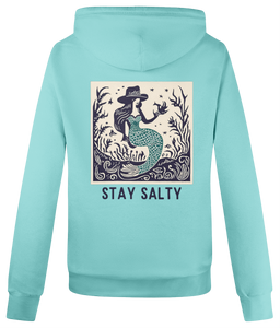 Stay Salty Unisex Hoodie- Cowgirl Mermaid