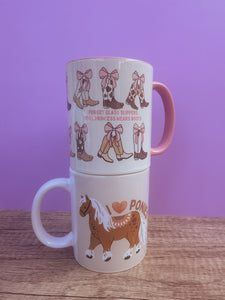 This princess wears boots 11oz ceramic mug