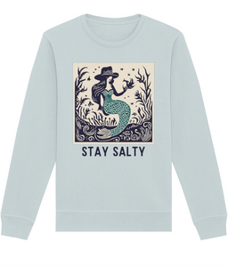 Stay Salty Unisex Sweatshirt - Cowgirl Mermaid