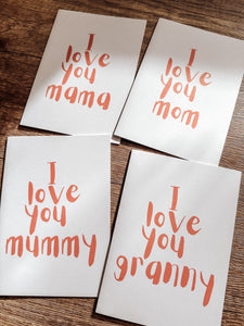 SALE- Mothers Day Cards