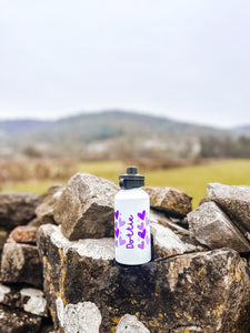 Personalised Heart Adventure Division 400ml water bottle