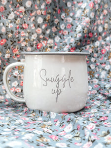 Snuggle up enamel belly mug - Autumn /Winter collection