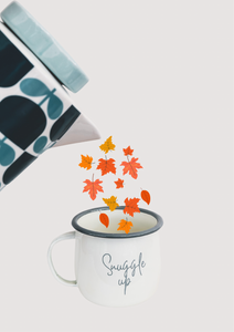 Snuggle up enamel belly mug - Autumn /Winter collection