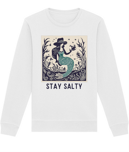 Stay Salty Unisex Sweatshirt - Cowgirl Mermaid