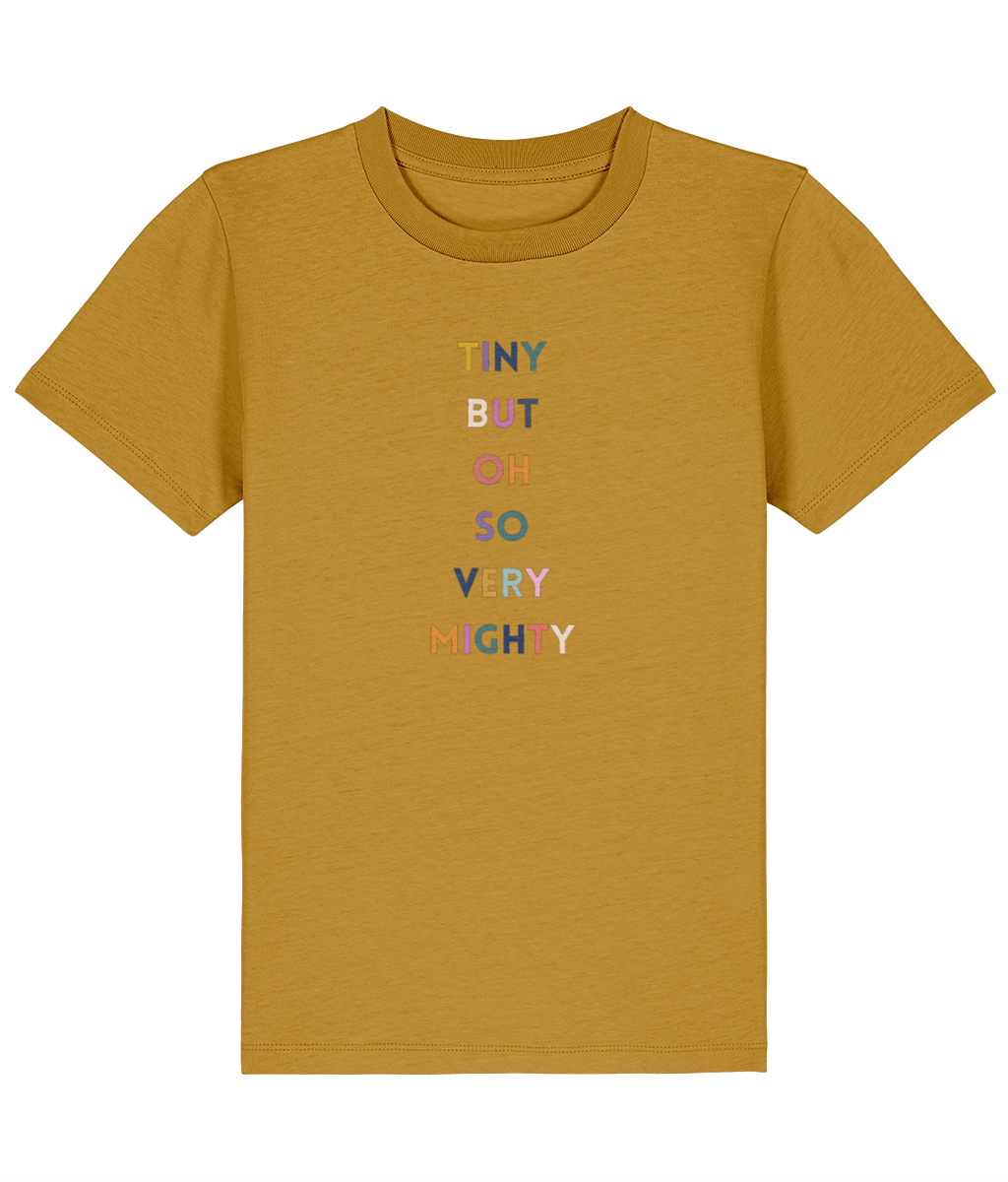 Tiny but mighty kids T-Shirt- various colours