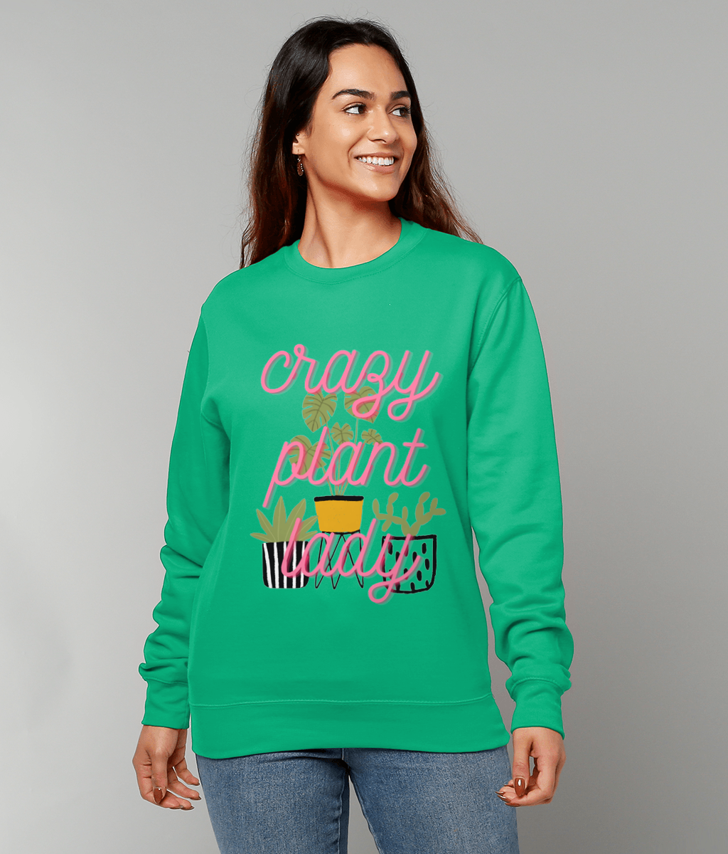 Crazy plant lady adults Sweatshirt-Various colours and sizes