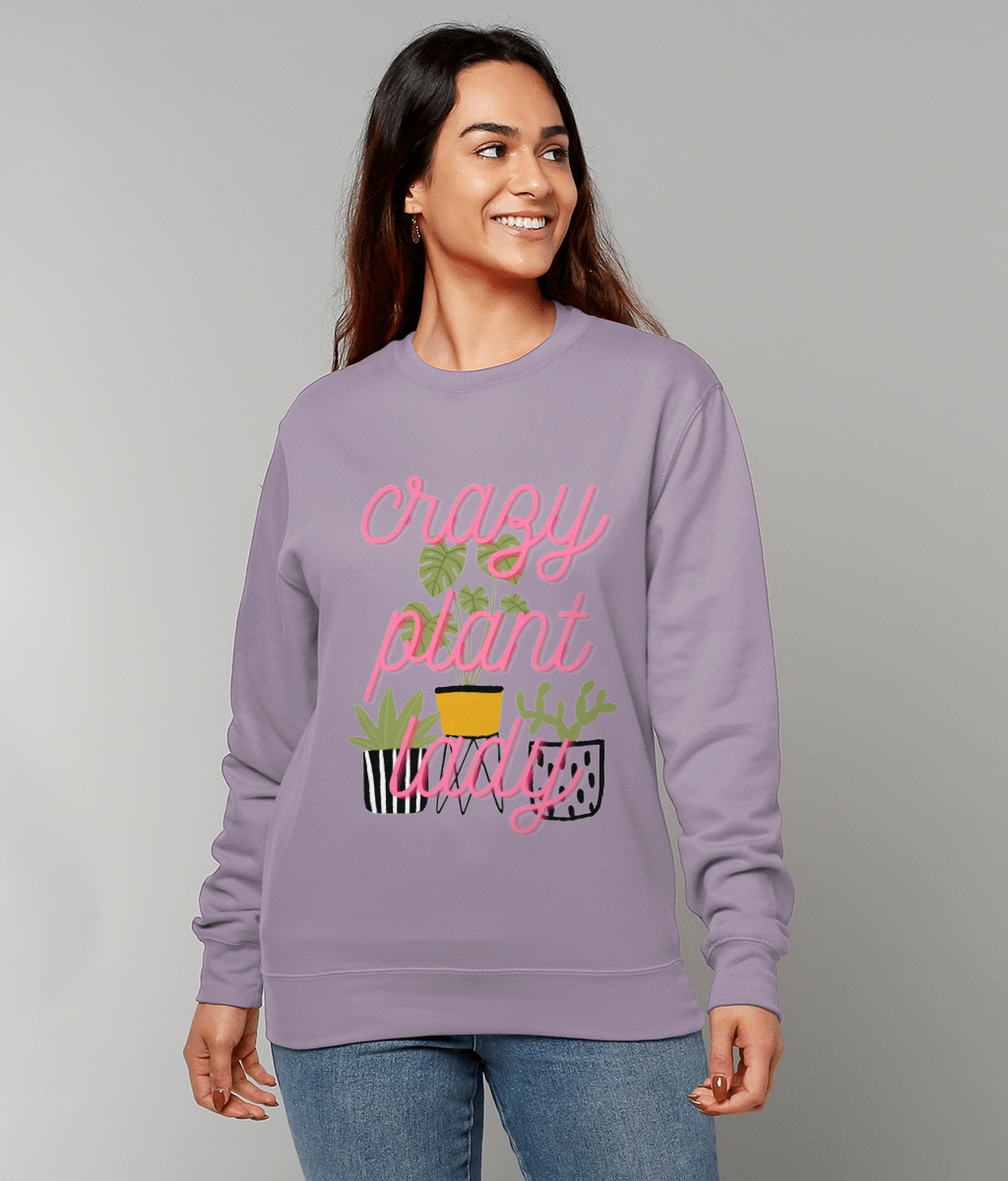 Crazy plant lady adults Sweatshirt-Various colours and sizes