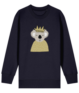 Koala Yellow crown kids sweatshirt - Dottie Koala