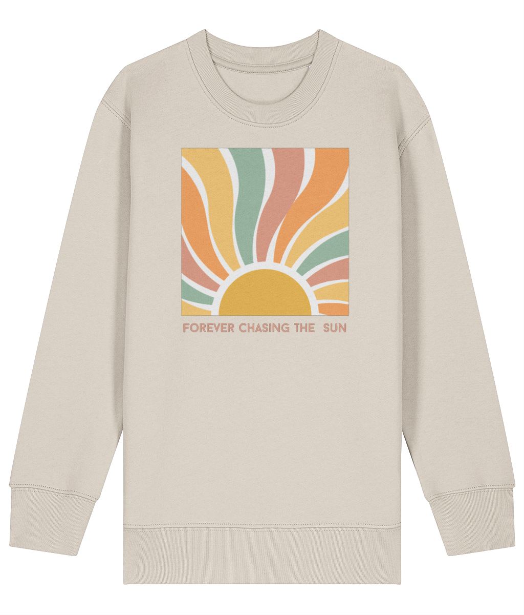 Kids unisex Sweatshirt Forever chasing the sun