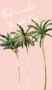Pink Beach towel - Under the palm trees.  Summer essential