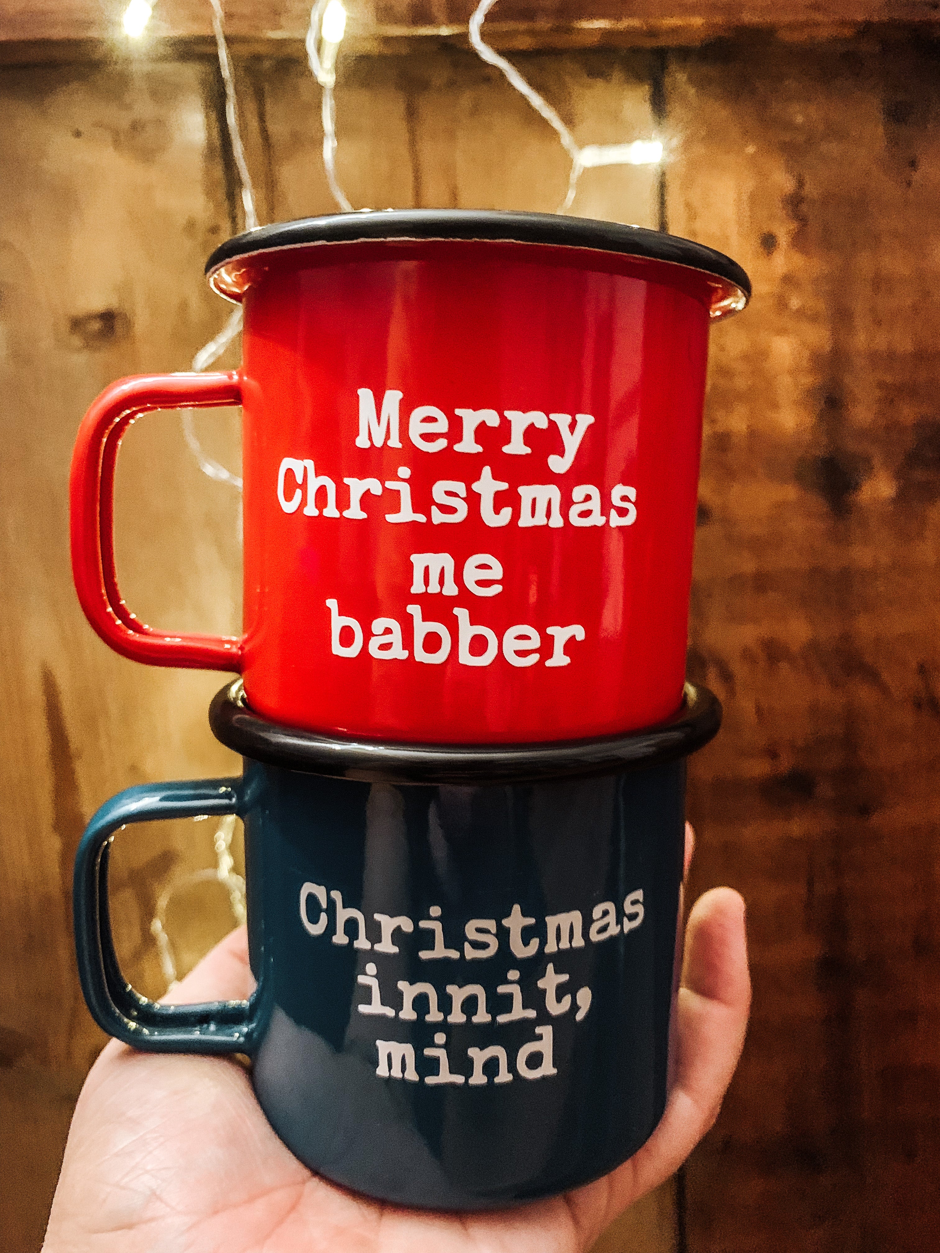 West Country Festive Mug Enamel