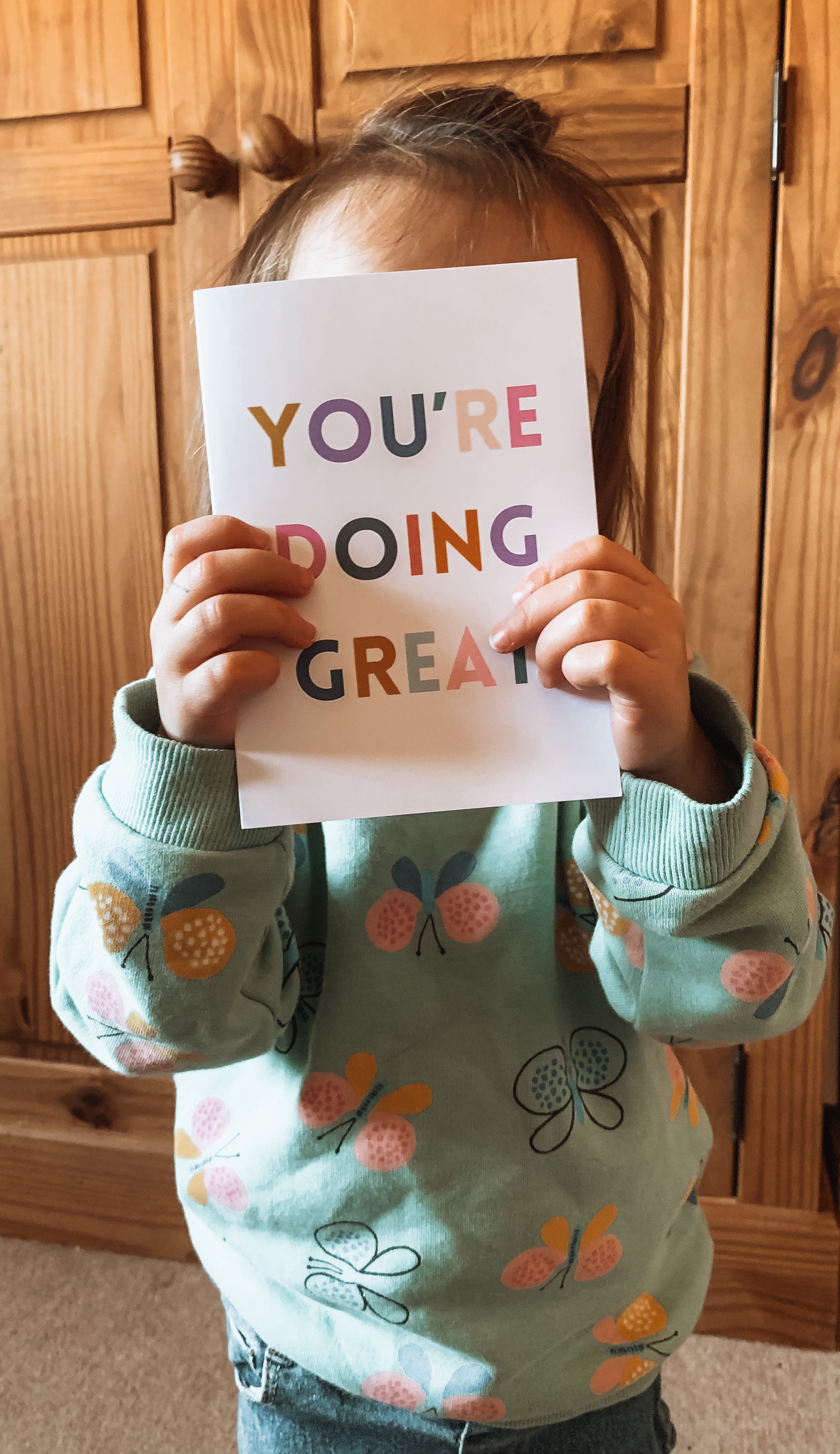 You’re doing great A6 card blank inside