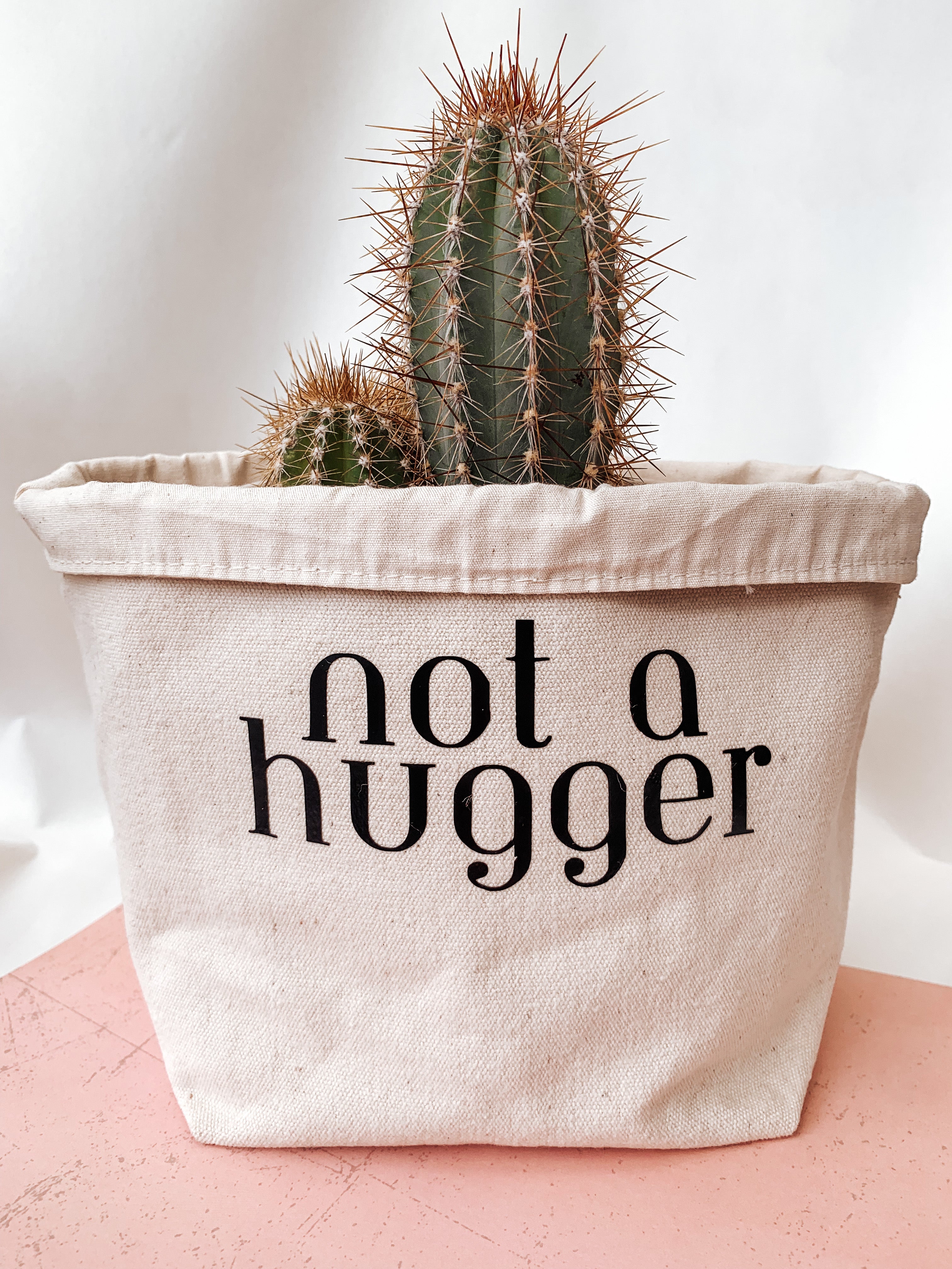 Canvas plant pot - Not a hugger